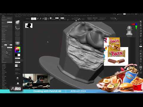 Cooking with Patrick 4D – ZBrush 2024