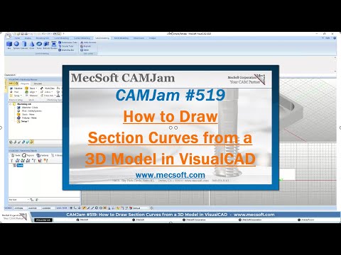 CAMJam #519: How to Section a 3D Model in VisualCAD