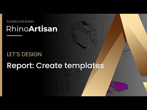 Customizing Report Templates | RhinoArtisan