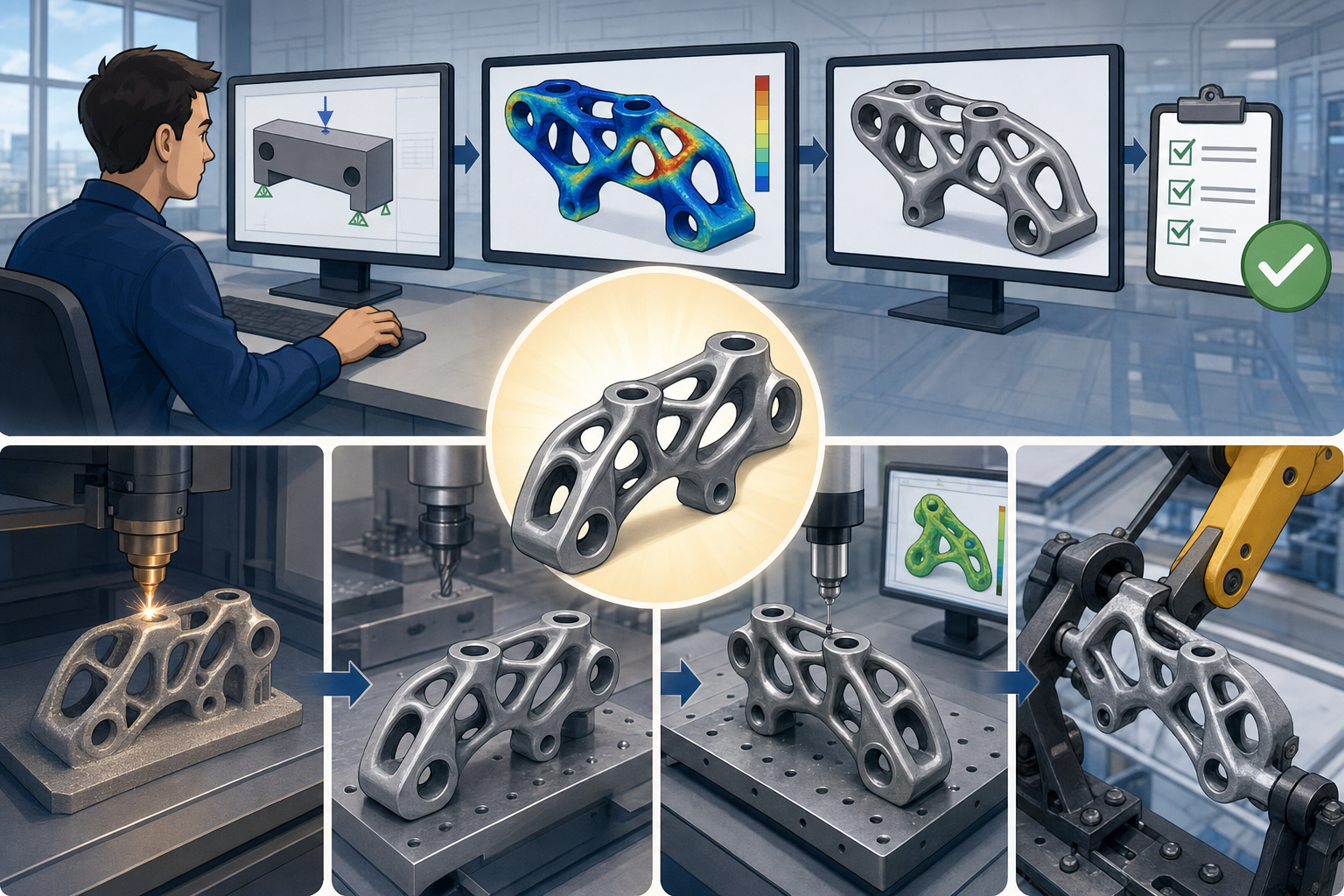 Topology Optimization as a Production-Ready Engineering Deliverable