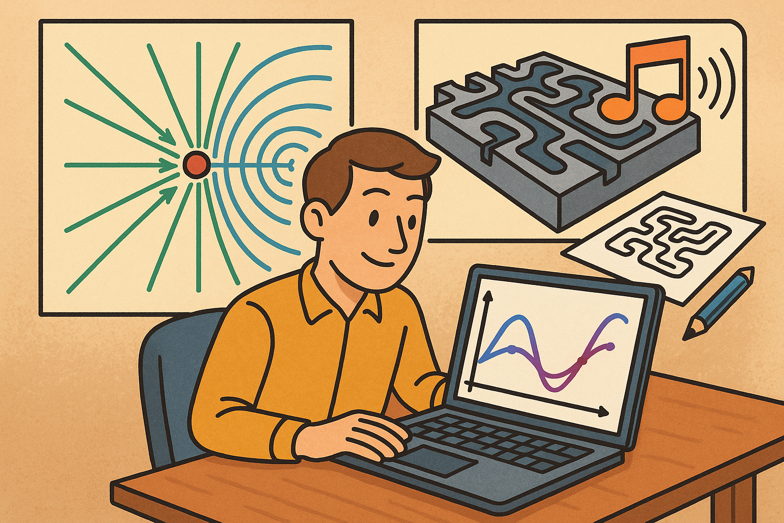 Performance-by-Construction: Differentiable Wave-Ray Design and DfAM for Geometry-Driven Acoustics