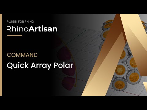 RhinoArtisan - Quick Polar Array - Command