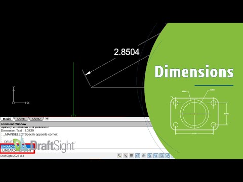 Create Horizontal or Vertical(Linear) Dimension Using Command Window