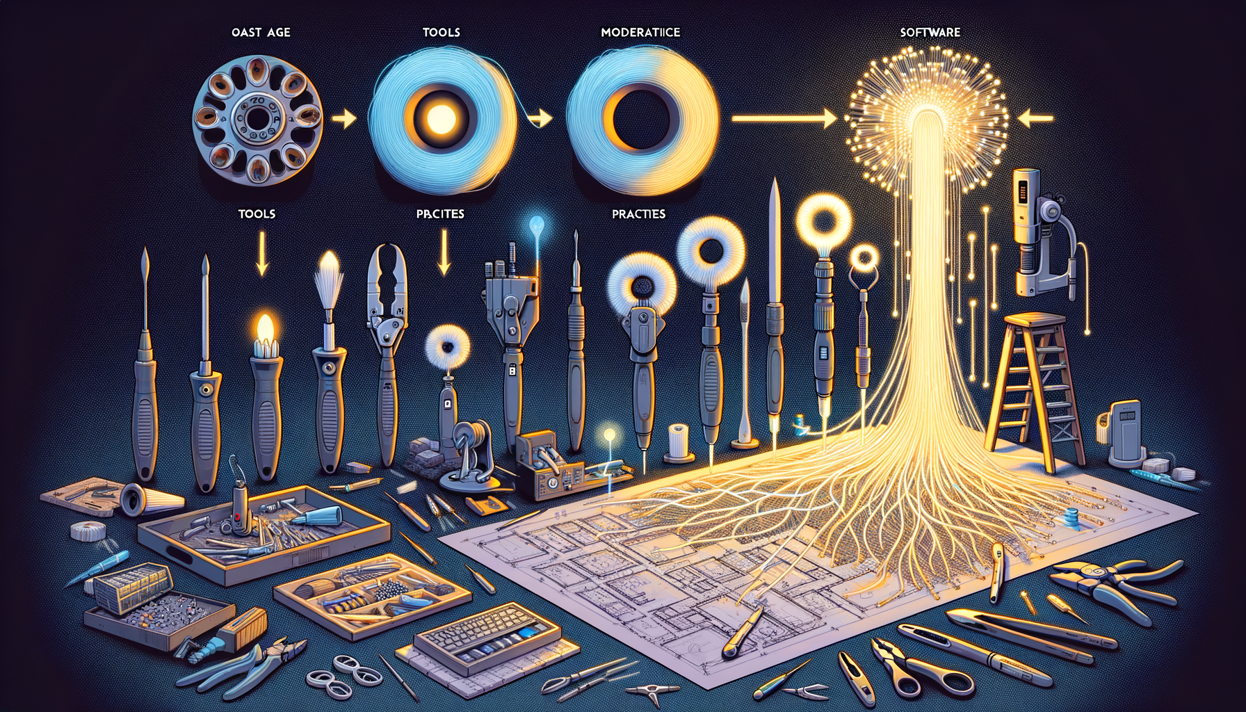 Design Software History: The Evolution and Impact of Fiber Optic Design Tools on Modern Design Software and Engineering Practices