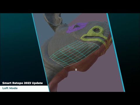 Smart Retopo 2023 Update - Loft Mode