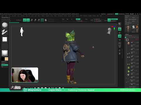 Exploring Character Appeal – Layla Viscu – ZBrush 2022