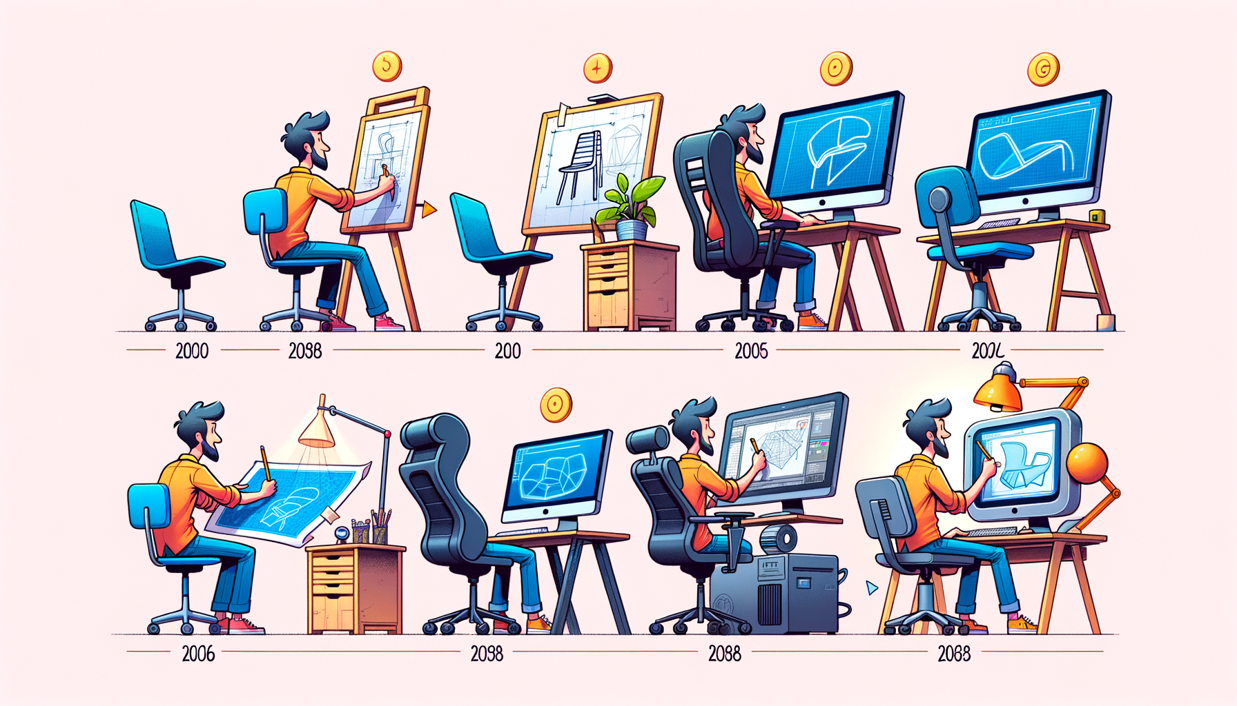 Design Software History: The Evolution of Design Software and Its Impact on the Furniture Industry