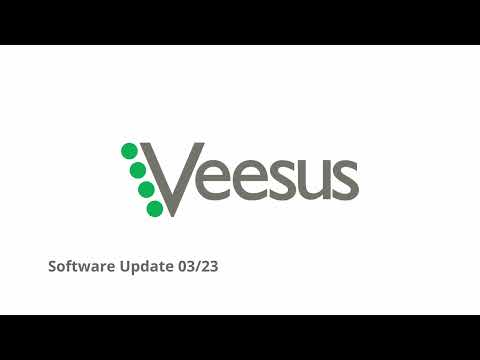 Veesus Software Update March 2023