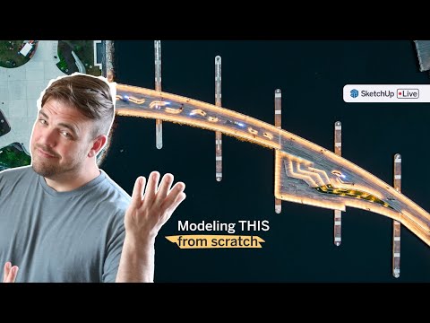 3D Modeling the Providence River Pedestrian Bridge LIVE!