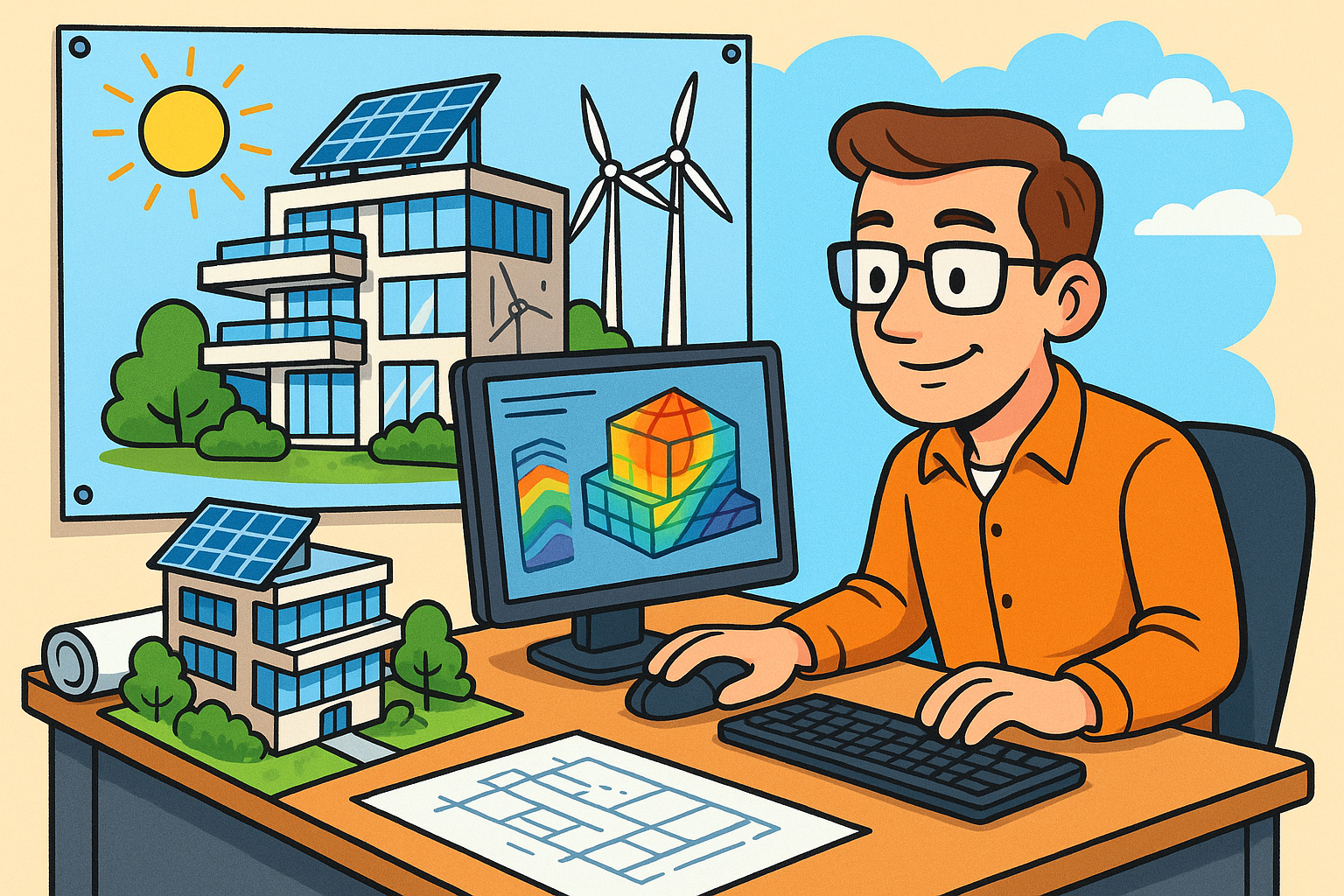 Transforming Architectural Design with Integrated Renewable Energy Modeling