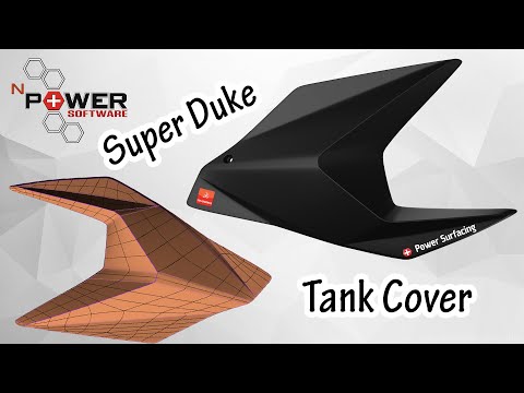Super Duke GT Tank Spoiler | Power Surfacing | Solidworks - Results In