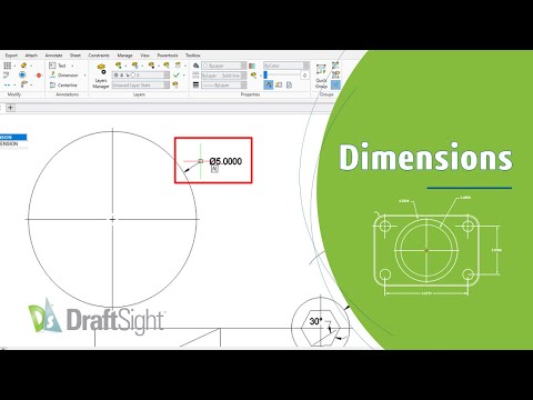 Create Diameter Dimension for a Circle at Angle Using Command Window