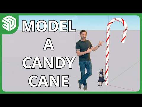 Model a Perfect Candy Cane 🍬