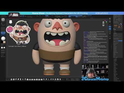 Sculpting Stylized Characters With Shane Olson