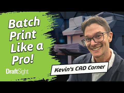 DraftSight Batch Print Tutorial  Multi Sheet PDFs in a Couple of Clicks