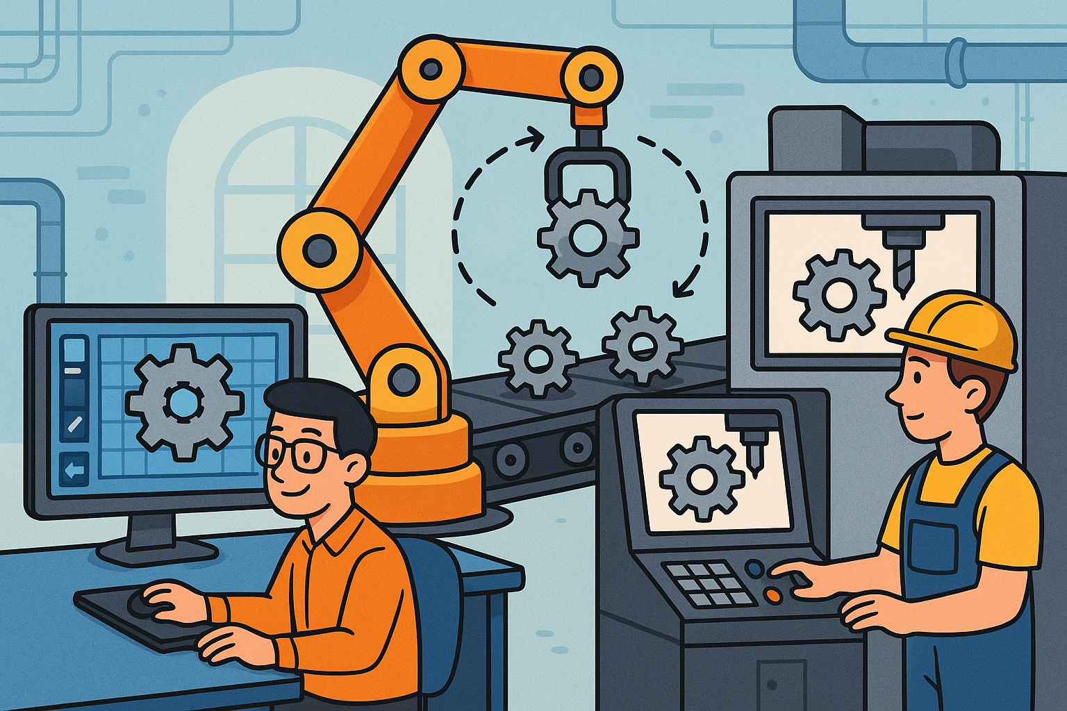 Streamlining Manufacturing: Integrating CAD and CAM for Precision and Efficiency