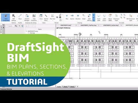 Beginners Guide to DraftSight BIM – Plans, Sections, and Elevations