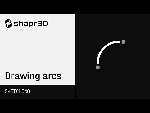 Shapr3D Manual - Drawing arcs | Sketching