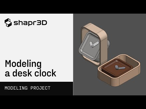 Desk clock: from concept to production | Workflow videos