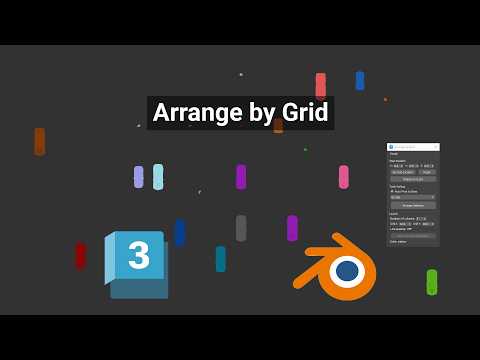 Arrange Objects into a Grid in 3ds Max | Arrange by Grid