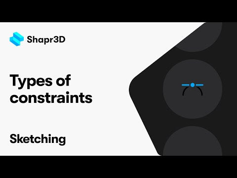 Types of constraints | Sketching