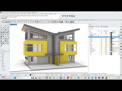 Modeling a Townhouse with PushPull in Rhino 8 Windows