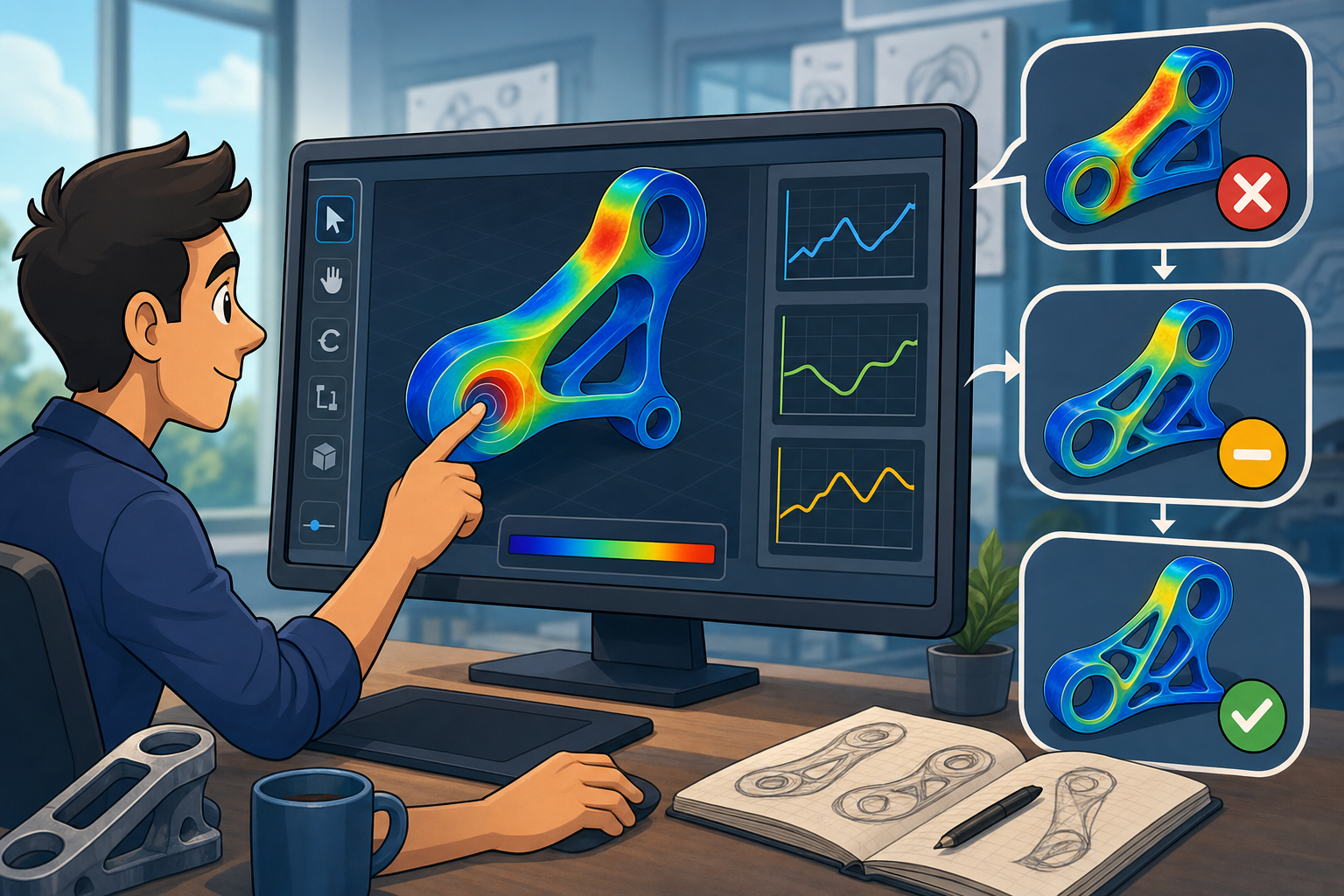 Interactive Stress Visualization for Faster, More Confident Design Decisions