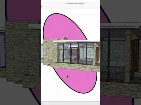 Creative backgrounds in Sketchup #shorts #sketchup