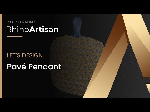 Tutorial: Pavé Pandant | RhinoArtisan