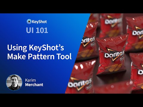 How to Get Started with KeyShot - Using KeyShot's Make Pattern Tool