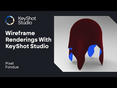 KeyShot Pro Tips - Creating Wireframe Renderings With KeyShot Studio