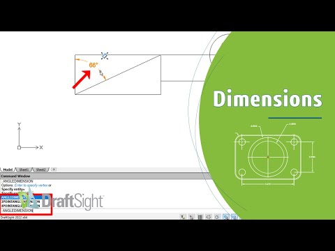 Create Angular Dimension Between Lines Using Command Window