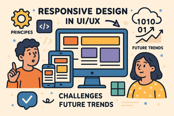 Responsive Design in UI/UX: Principles, Challenges, and Future Trends