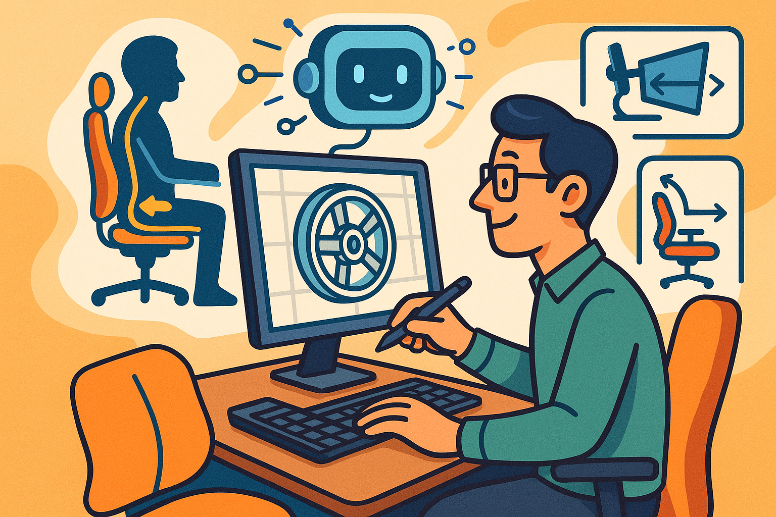 AI-Driven Ergonomic Enhancements in CAD: Revolutionizing User Comfort and Productivity
