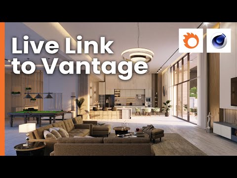 Exploring Live Link to Vantage in Corona 12 update 1 for Cinema 4D