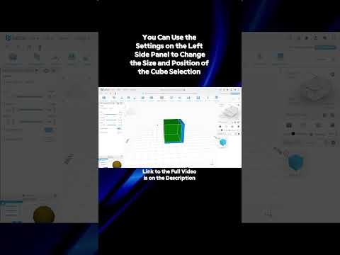 Cube Modelling Software How to Do Cube Selection in 3D Modeling