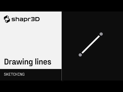 Shapr3D Manual - Drawing lines | Sketching