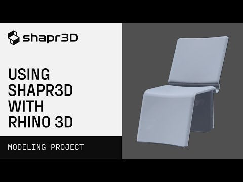 Using Shapr3D with Rhino 3D | Modeling projects