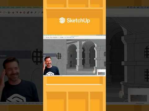 Speed Modeling an 18th Century Dungeon #sketchup #shorts