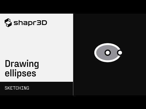 Shapr3D Manual - Drawing ellipses | Sketching