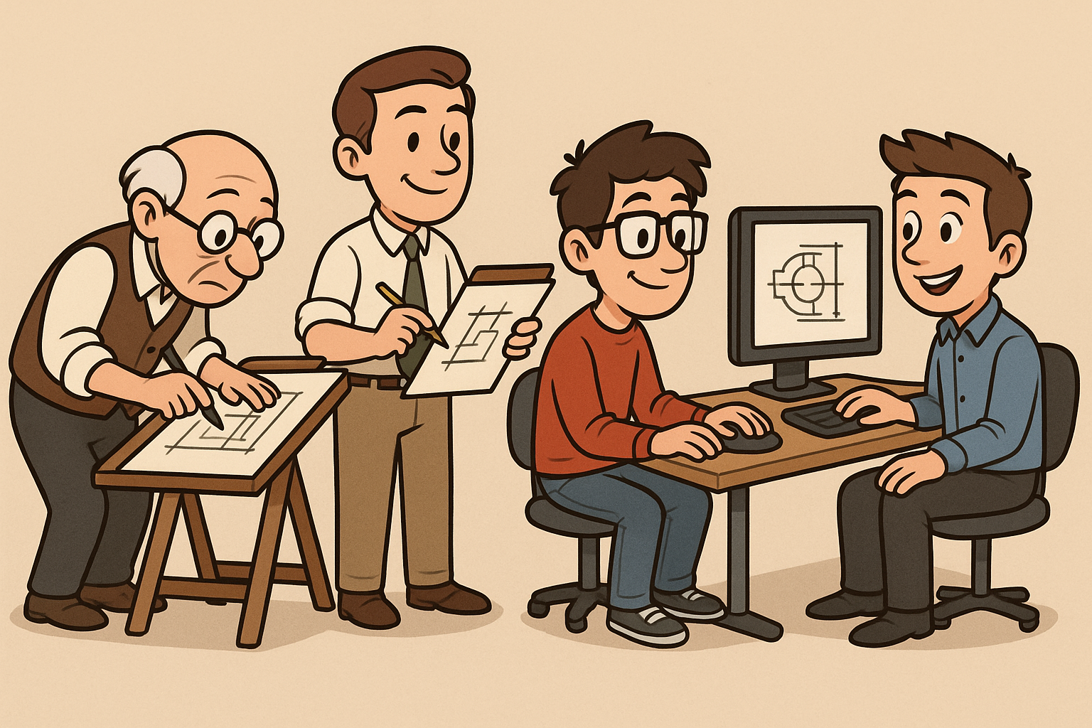 Design Software History: The Evolution of Design Software: From Traditional Drafting to the SolidWorks Revolution