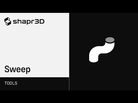 Shapr3D Manual - Sweep | Tools