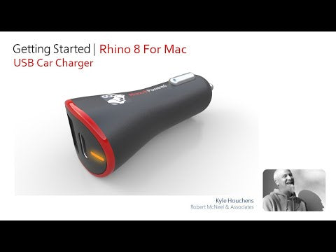 Getting started Rhino 8 for Mac - usb charger