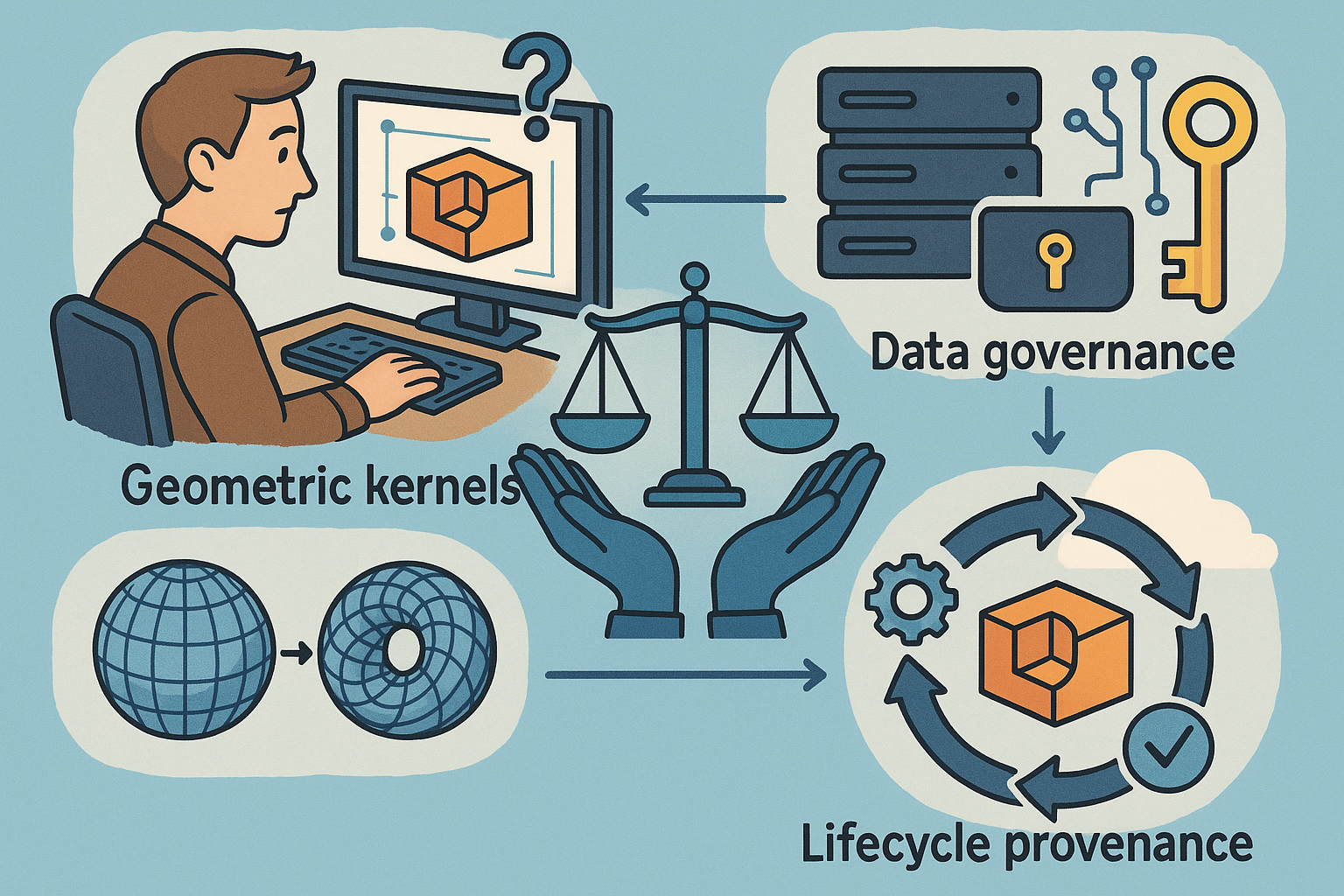 Design Software History: CAD Ethics and Data Governance: From Geometric Kernels to Lifecycle Provenance
