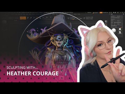 Stylised Weapon Detailing with heather Courage