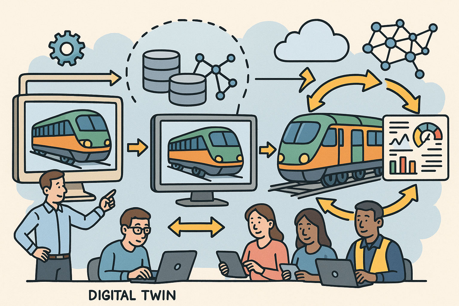 Design Software History: From DMU to Closed-Loop Digital Twins: History, Architectures, and Standards