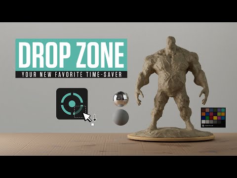 How Drop Zone Makes Look Dev In C4D ABSURDLY Fast | Greyscalegorilla