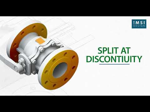 What's New in TurboCAD Mac 15? Split at Discontinuity