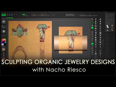 Sculpting Organic Jewelry Designs with ZBrush – Nacho Riesco Gostanza – ZBrush 2025