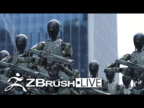 Hard Surface Mech Design Tutorial 100% in ZBrush - Tien Fu & Paul Gaboury